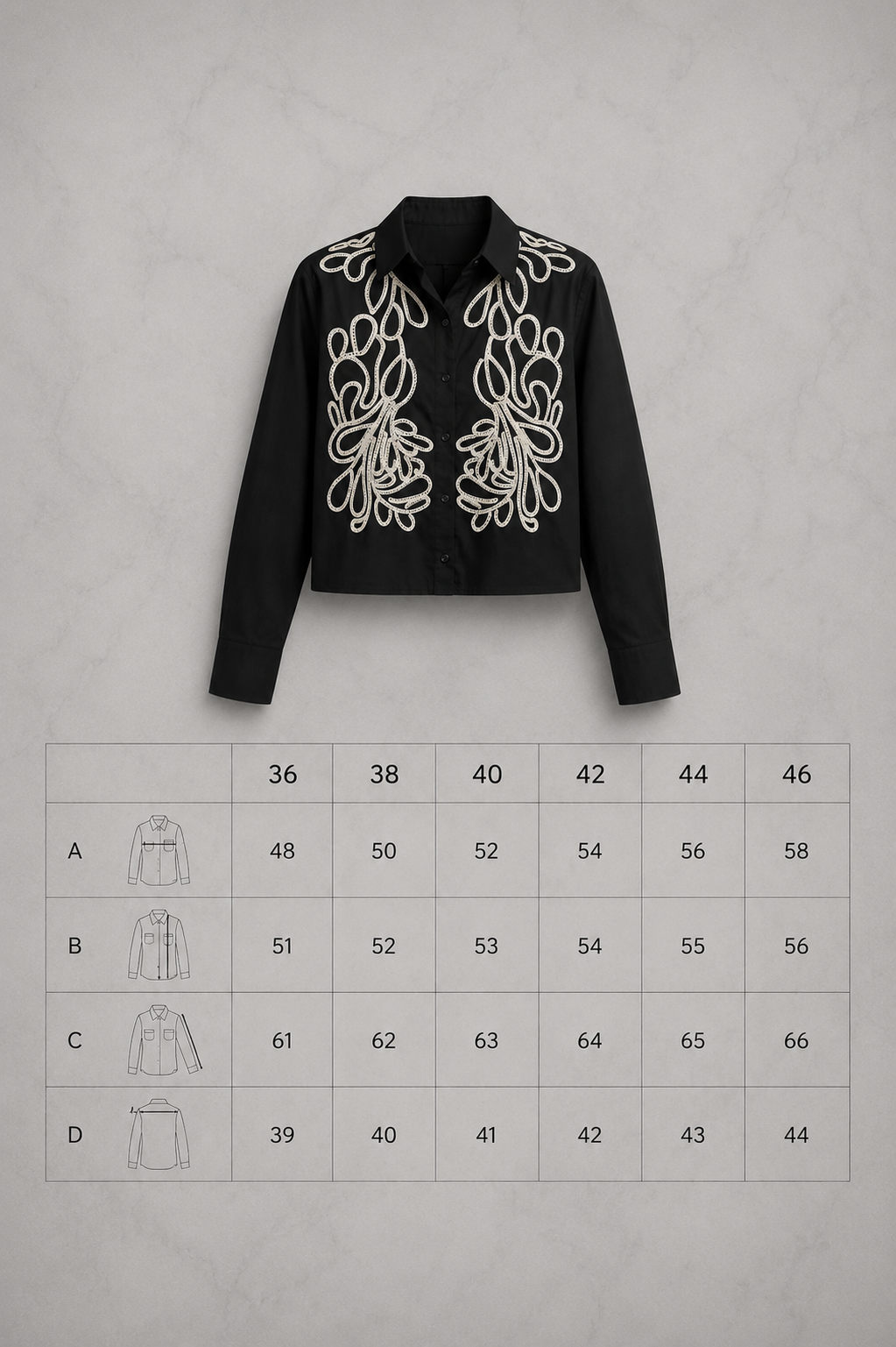 Camisa Florence Noir™