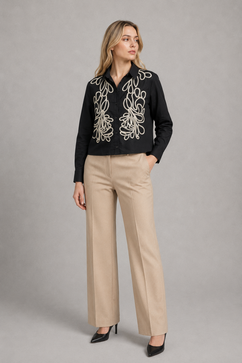 Camisa Florence Noir™