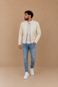 Campera EcoCuero con Piel Premium 🤍