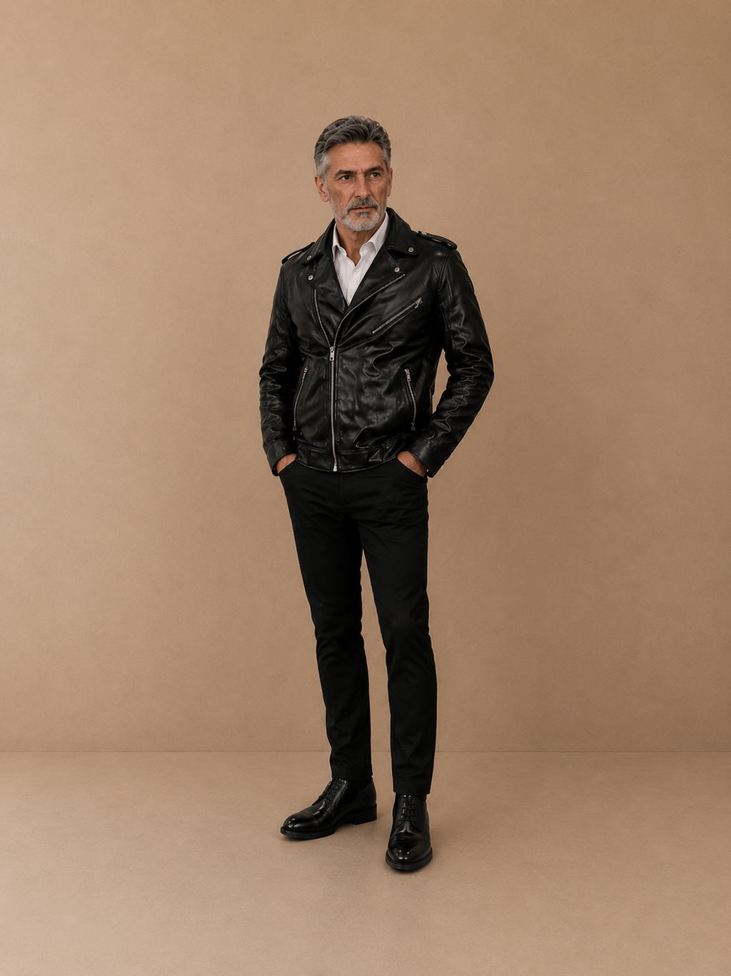 Campera EcoCuero Cruzada Premium 🖤