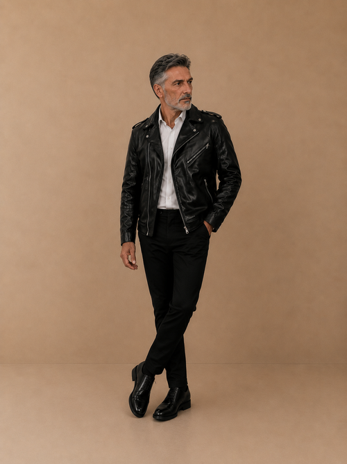 Campera EcoCuero Cruzada Premium 🖤