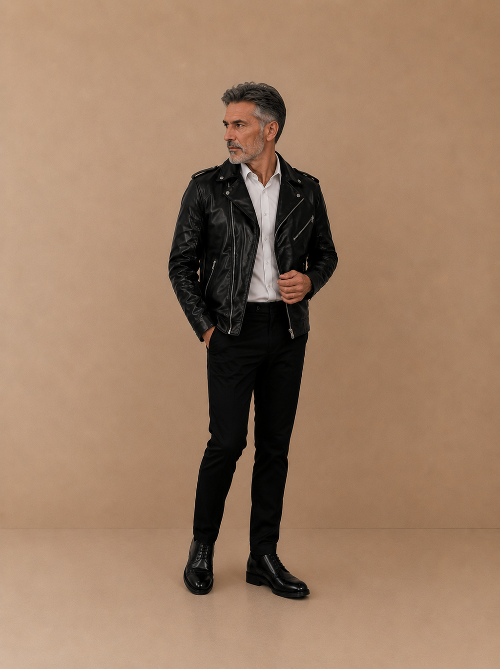 Campera EcoCuero Cruzada Premium 🖤