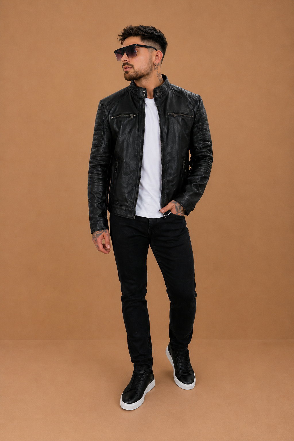 Campera EcoCuero Cierre de Hierro Premium 🖤