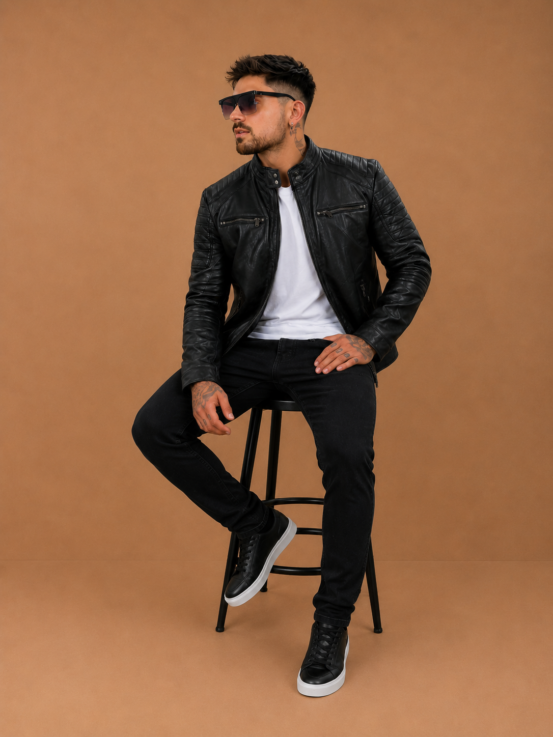 Campera EcoCuero Cierre de Hierro Premium 🖤