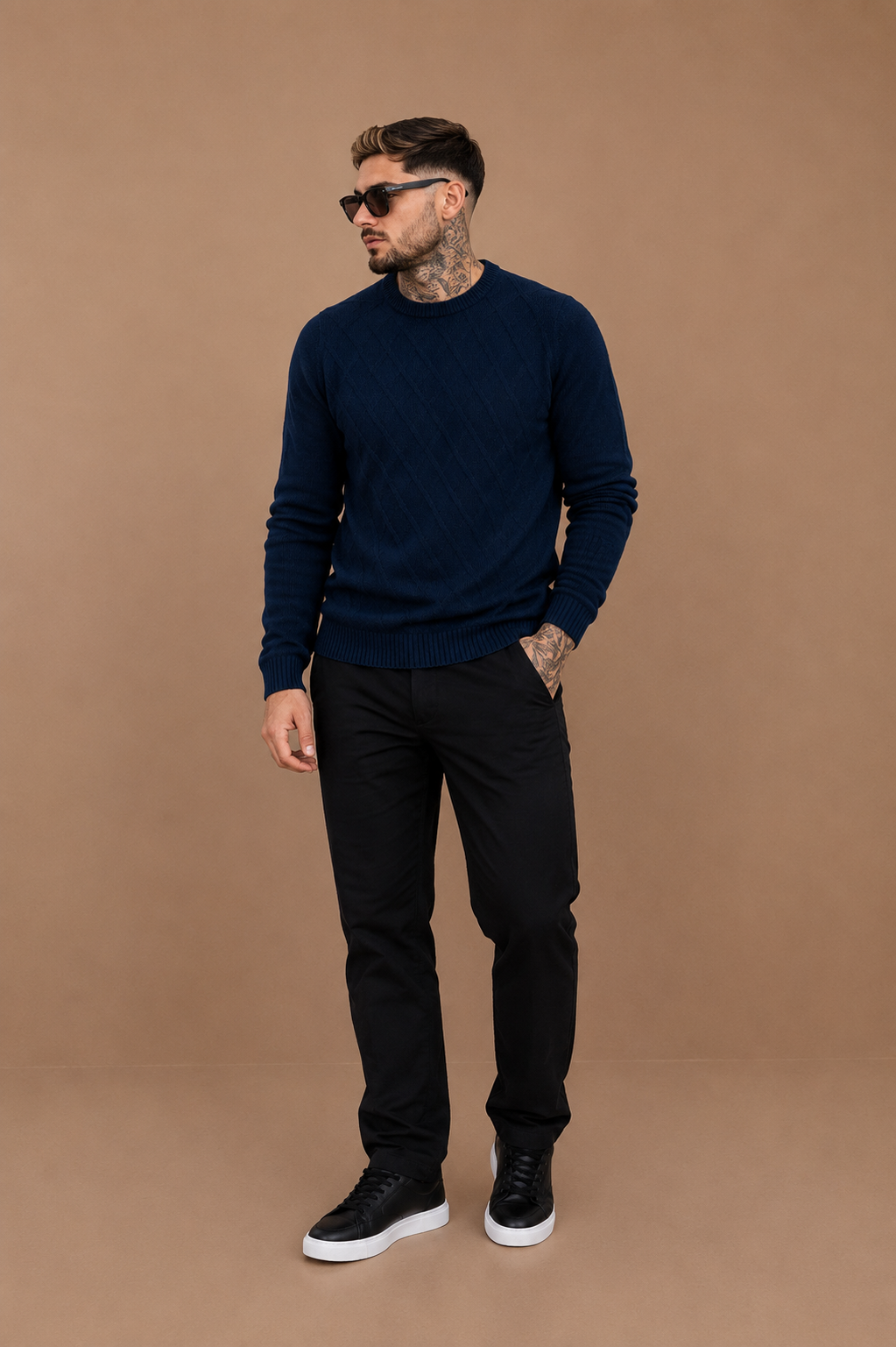Sweater Premium Azul Marino ✨🧵